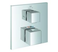 Grohe Allure Brilliant Private Collection Mitigeur thermostatique de douche, avec molette, inverseur 2 voies, montage encastré, 24428000, 24428000, Colorazione: cromo