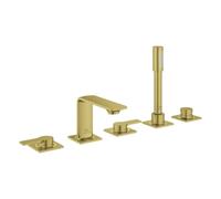 Grohe Allure combiné 5 trous pour baignoire, saillie 143mm, 25221GN1, 25221GN1, Colorazione: fresco sorgere del sole spazzolato
