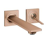 Grohe Allure Mélangeur lavabo 2 trous, saillie 212mm, montage encastré, 19386DL2, 19386DL2, Colorazione: tramonto caldo spazzolato