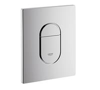 GROHE Arena Cosmopolitan Placca di comando WC per cassette di scarico a scomparsa, Doppio Scarico, Cromo 38844000