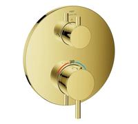 Grohe Atrio Miscelatore termostatico doccia a 2 vie con deviatore Oro, 24358GL0
