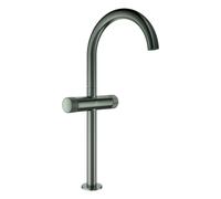 Grohe Atrio Private Collection Mitigeur monotrou pour lavabo, XL-Size, saillie 180mm, commande à bouton, vidage Push-open, 21142AL0, 21142AL0, Colorazione: grafite dura spazzolata
