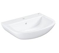 Grohe Cantiere Ceramica Parete Lavabo 65 CM Con Troppopieno + Foro per Rubinetto