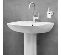 Grohe Cantiere Ceramica Parete Lavabo 65 CM Con Troppopieno + Foro per Rubinetto