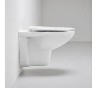 Grohe Bau Ceramic WC a parete con sedile WC, 39899000, Bau Ceramic bianco [Ceramiche da Bagno > WC]