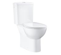 Grohe Bau Ceramic - Set WC combinato con cassetta e copriwater softclose, rimless, bianco alpino 39346000