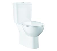 Grohe Bau Ceramic - Set WC combinato con cassetta e copriwater softclose, rimless, bianco alpino 39346000