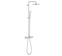 Grohe Bau set doccia a parete con termostato con soffione cromo 26699000