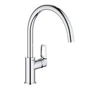 Grohe BauEdge - Miscelatore monocomando per lavello, DN 15, cromato, 31368001 -