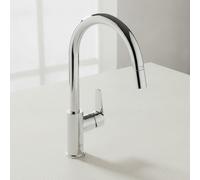 Grohe BauEdge Miscelatore monocomando per lavello HIGH Cromo, 30536000