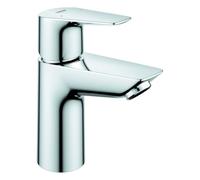 Grohe BauEdge Mitigeur monocommandé pour lavabo, S-Size, saillie 95mm, sans vidage, 23330001, 23330001
