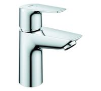 Grohe BauEdge Mitigeur monocommandé pour lavabo, S-Size, saillie 95mm, sans vidage, EcoMode, Cradle to Cradle Certified® Gold, 24193001, 24193001