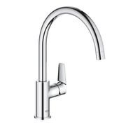 Grohe BauEdge Rubinetto Miscelatore Monocomando per Lavello Cromo Bocca Alta