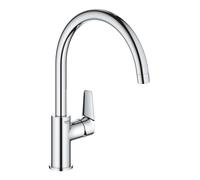 Grohe BauEdge Rubinetto Miscelatore Monocomando per Lavello Cromo Bocca Alta