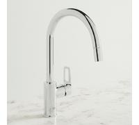 Grohe BauLoop Miscelatore monocomando per lavello HIGH Cromo, 30543000