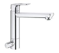 Grohe BauLoop miscelatore monocomando per lavello cucina con bocca orientabile, finitura cromo - 31713000