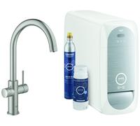 Grohe Blue Home C-Beccuccio Starter Kit batteria per lavello a una mano con