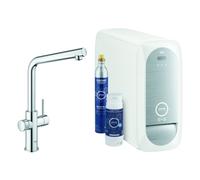 Grohe Blue Home - Miscelatore per lavello, con sistema di filtraggio e raffreddamento, cromato 31454001