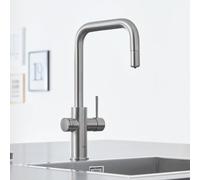 Grohe Blue Home rubinetto da cucina, con sistema di filtraggio, estraibile, orientabile, 31543DC0, Blue Home supersteel [Rubinetti da Cucina > Rubinetti da Cucina]