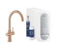 Grohe Blue Home rubinetto da cucina, con sistema di filtraggio, orientabile, 31455DL1, Blue Home warm sunset spazzolato [Rubinetti da Cucina > Rubinetti da Cucina]