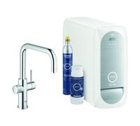 Grohe Blue Home Rubinetto lavello monocomando Starter Kit, scarico 223 mm,