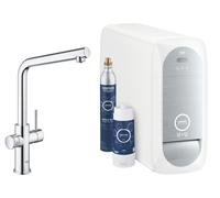 Grohe Blue Home - Miscelatore per lavello, con sistema di filtraggio e raffreddamento, cromato 31454001
