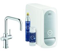 Grohe Blue Home - Miscelatore Connected per lavello, con sistema di filtraggio e raffreddamento, cromato 31456001