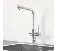 Grohe Blue Professional rubinetto da cucina con sistema di filtraggio, con sistema per acqua frizzante e di filtraggio, orientabile, 31347003, Blue Professional cromo [Rubinetti da cucina con sistema 