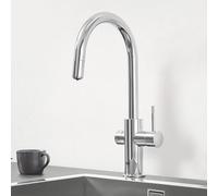 Grohe Blue Professional rubinetto da cucina con SodaSystem e sistema di filtraggio, estraibile, orientabile, 31325002, Blue Professional cromo [Rubinetteria da Cucina > Rubinetti da Cucina con Trattam