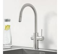 Grohe Blue Professional rubinetto da cucina con SodaSystem e sistema di filtraggio, estraibile, orientabile, 31325DC2, Blue Professional supersteel [Rubinetteria da Cucina > Rubinetti da Cucina con Tr