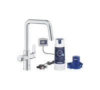 Grohe Blue Pure Eurosmart Rubinetto Multifunzione Bocca U Girevole 150° Cromo con Filtro Taglia S per Acqua Filtrata - 30584000