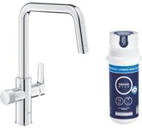 Grohe Blue Pure rubinetto da cucina, orientabile, 30596000, Blue Pure cromo [Rubinetti da Cucina]