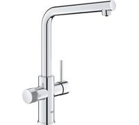 Grohe Blue Pure rubinetto da cucina, orientabile, 30600000, Blue Pure cromo [Rubinetti da Cucina]
