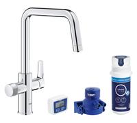 Grohe Blue Pure rubinetto da cucina, orientabile, 30596000, Blue Pure cromo [Rubinetti da Cucina]