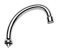 Grohe, Collo orientabile per rubinetto 144 mm cromato, 13076000