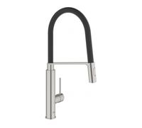Grohe Concetto miscelatore cucina con doccetta professionale a 2 getti, finitura supersteel - 31491DC0
