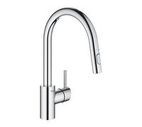 Grohe Concetto miscelatore monocomando per lavello con doccino estraibile, colore cromo lucido - 31483002
