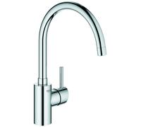 GROHE Concetto Mitigeur monocommandé pour évier, saillie 224mm, haut, orientable, 32661003, 32661003, Colorazione: cromo