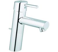 Grohe Concetto Mitigeur monocommandé pour lavabo, M-Size, saillie 133mm, chrome, vidage à tirette, 23450001, 23450001