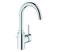 Grohe Concetto Mitigeur monocommandé pour lavabo, saillie 153mm, vidage à tirette, orientable, chrome, 32629002, 32629002