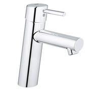 Grohe Concetto Mitigeur monocommandé pour lavabo, M-Size, saillie 133mm, vidage Push-open, chrome, 23932001, 23932001