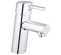 Grohe Concetto Mitigeur monocommandé pour lavabo, S-Size, saillie 101mm, vidage Push-open, chrome, 23931001, 23931001