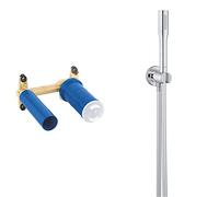 GROHE corpo incasso per miscelatore monocomando 1/2 pollici, 23571000 & Set Doccia Completo, ABS Cromo 26404000