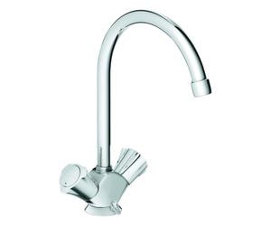 GROHE Costa Mitigeur d'évier à deux poignées, basse pression, saillie 183mm, orientable, 31930001, 31930001