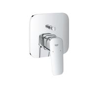 Grohe Cubeo Miscelatore Monocomando Incasso StarLight Cromo Metallo per Vasca Doccia con Deviatore Automatico 2 Vie - 1017780000