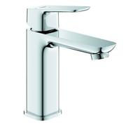 GROHE Cubeo Mitigeur monocommandé pour lavabo, M-Size, saillie 116mm, vidage Push-Open, EcoMode, 1017570000, 1017570000, Colorazione: cromo