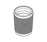 GROHE Dado Conico 08864 Per HB Atrio 3-/4-Fori Combinazione Vasca Supersteel