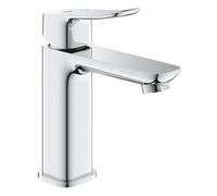 GROHE Dice 1018330000 - Miscelatore monocomando per lavabo, con set di scarico push-open (misura M 172 mm, cartuccia in ceramica da 28 mm, risparmio idrico, code da 3/8", facile da montare con