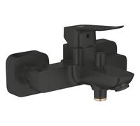 GROHE Dice 1018722430 - Miscelatore per vasca da bagno/doccia con deviatore automatico (montaggio a parete, leva in metallo, cartuccia in ceramica da 35 mm, valvola di non ritorno integrata, beccuccio