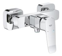 GROHE Dice 101874000 - Miscelatore per doccia a vista (montaggio a parete, leva in metallo, cartuccia in ceramica da 35 mm, valvola di non ritorno integrata, protezione contro il riflusso, facile da